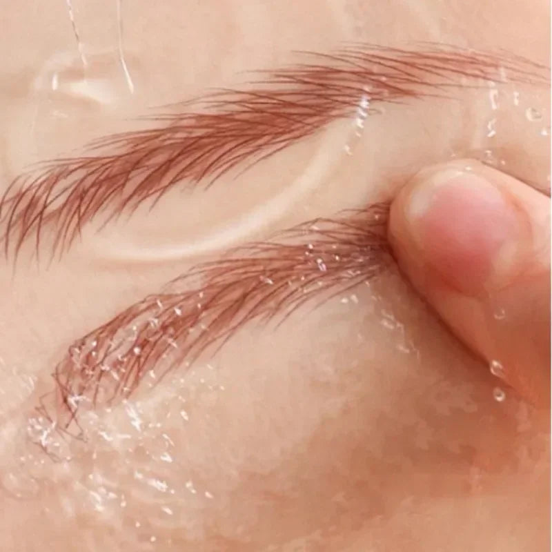 3D Dye Eyebrow Pencil Hairline Anti-smudge Waterproof Lasting Black Brown Brows Large Brush Natural Wild Eyebrow Enhancers Cream