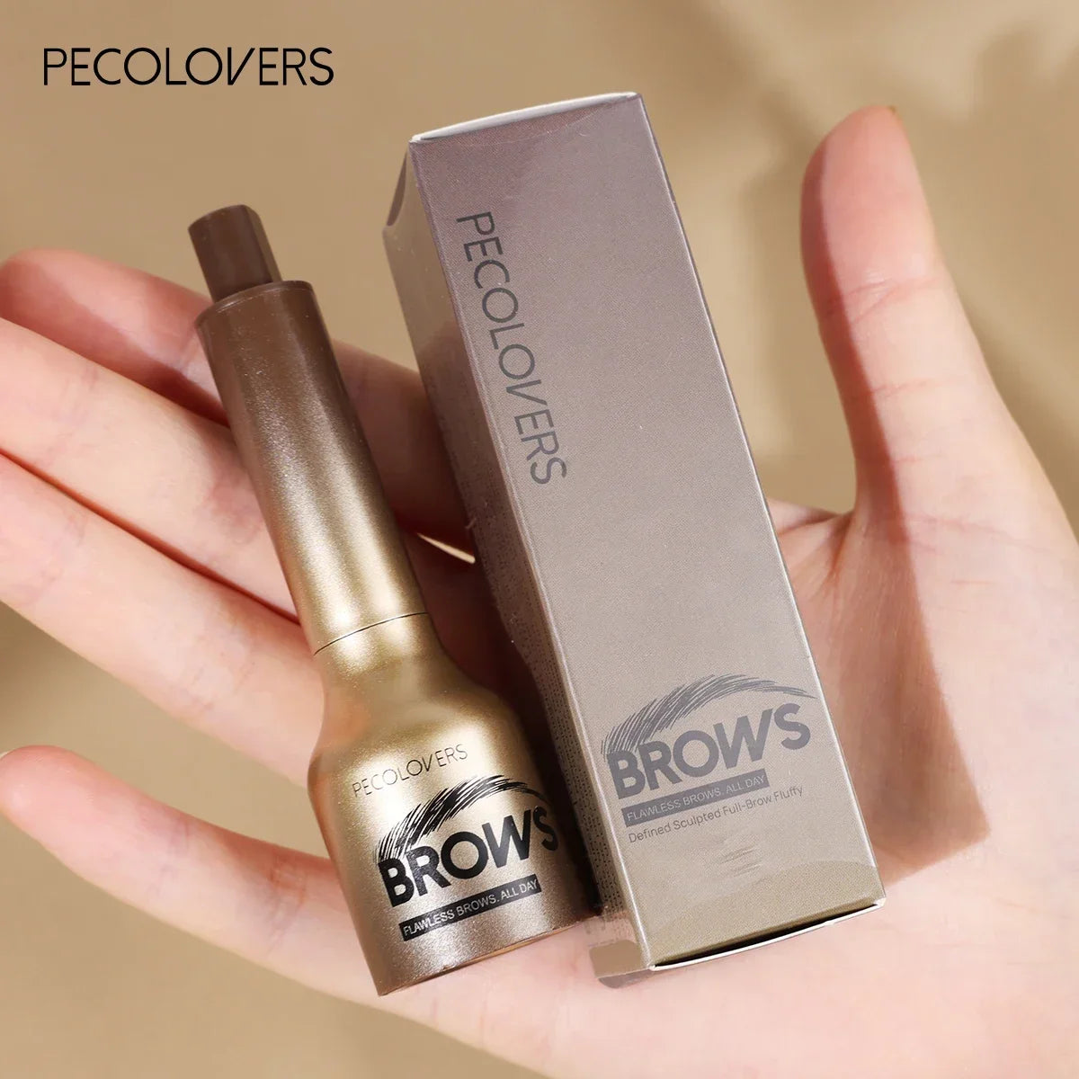 1PC Eyebrow Gel Pen with Angled Brush - Quick-Dry, Long-Lasting, Natural Shaping & Filling for All Skin Types, Waterproof